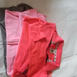 vs pink sweatahirts, xs, 3 total